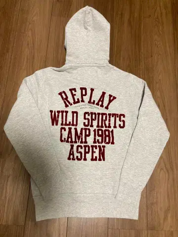 REPLAY 리플레이 후드 맨투맨 속기모 사이즈 S