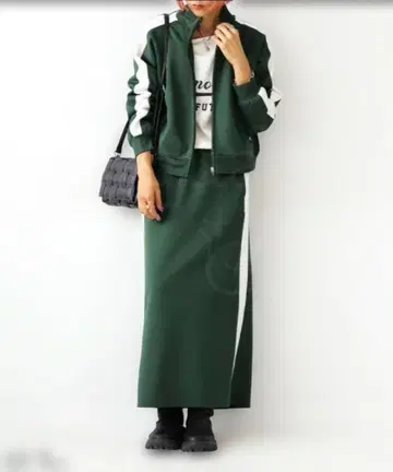 안티카 다크 그린 타이트 스커트 F 사이즈