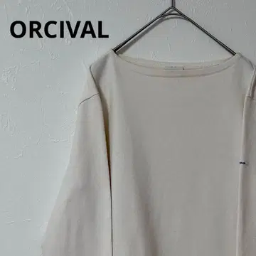 ORCIVAL 무지 바스크 셔츠 보트넥 오르치발 오르치발