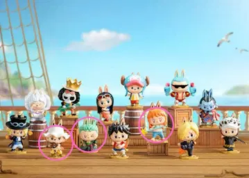 THE MONSTERS x ONE PIECE 러브브 3개 세트 정품