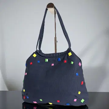 SONIARYKIEL ShoulderBag Canvas studs y2k