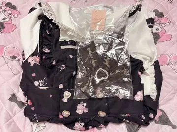 LIZLISA Many Hearts Afternoontea 패턴 원피스