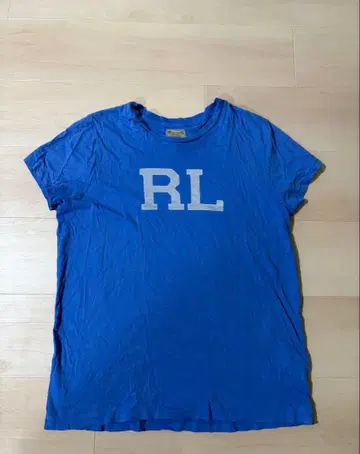 [ 랄프 로렌 ] RL 로고 파란색 반팔 티셔츠