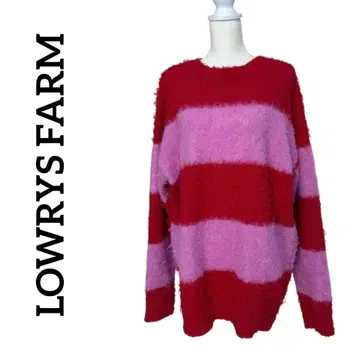 LOWRYS FARM 로리즈팜 니트 보더 풀오버 상의