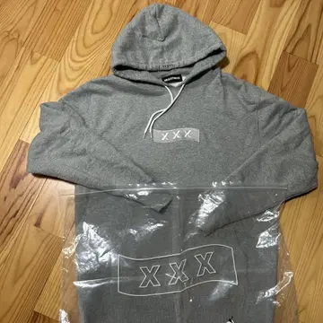 거의 새상품 갓 셀렉션 xxx 그레이 박스 로고 후드티 S