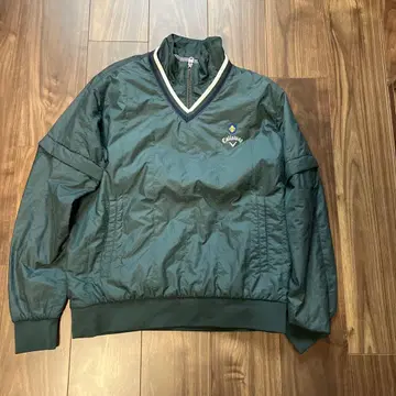 Callaway 다크 그린 하프 지퍼 자켓