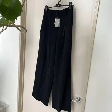 미사용 택 포함 띠어리 럭스 와이드 팬츠