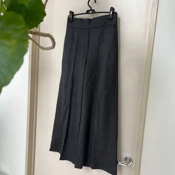 미사용 택 포함 띠어리 럭스 그레이 와이드 팬츠