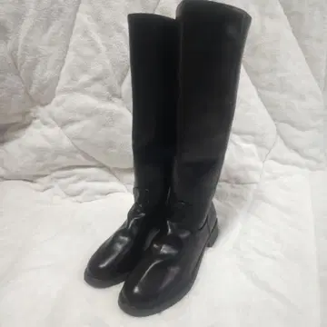 블랙 롱 부츠