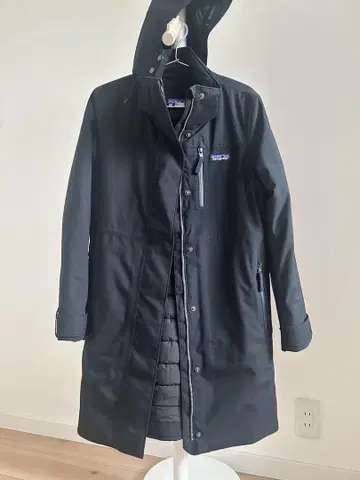 patagonia 블랙 스톰 드리프트 후드티 XS