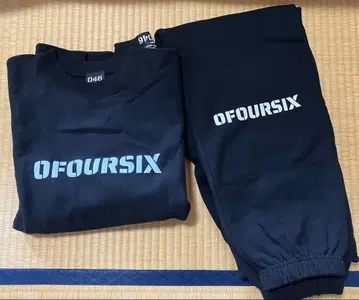 OFOURSIX 2023 SWEAT 상하의 세트 블랙 XL