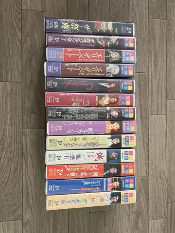 다카라즈카 가극단 공연 영상 13개 세트 VHS