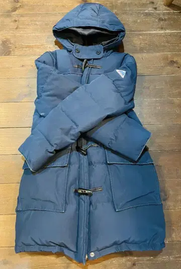 Cape Heights 후드 부착 다운 자켓 M 네이비