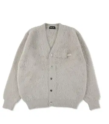 Shaggy Knit Cardigan GRAY