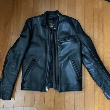Vanson Leathers 싱글 라이더 자켓 34