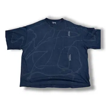 TIGHTBOOTH 블리치 T셔츠 애쉬 블랙 x 그레이 L 사이즈