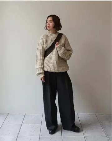 Lowgauge Knit Pullover natural