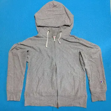 한정판 반값 세일 빈티지 챔피온 지퍼 후드티 그레이 S