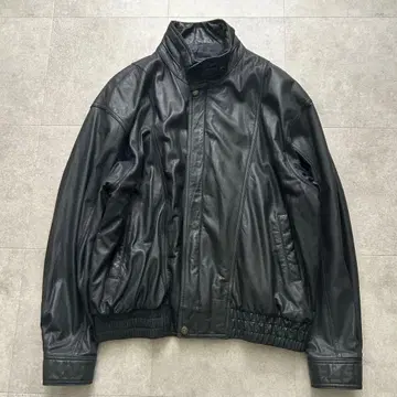 MOVE 이탈리아제 램 가죽 자켓 블랙 XXL 블루종 구제 의류