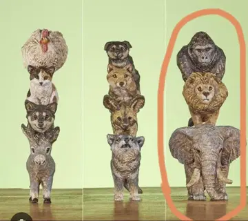 하시모토 미오의 브레멘 음악대 조각해봤다 가챠 맹수 음악대