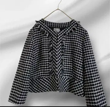 빅 사이즈! DAMA collection 트위드 노카라 자켓 13