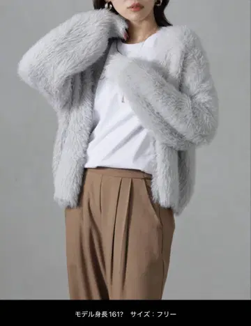 가디건 라메사 페더 가디건 여성용 셰트와