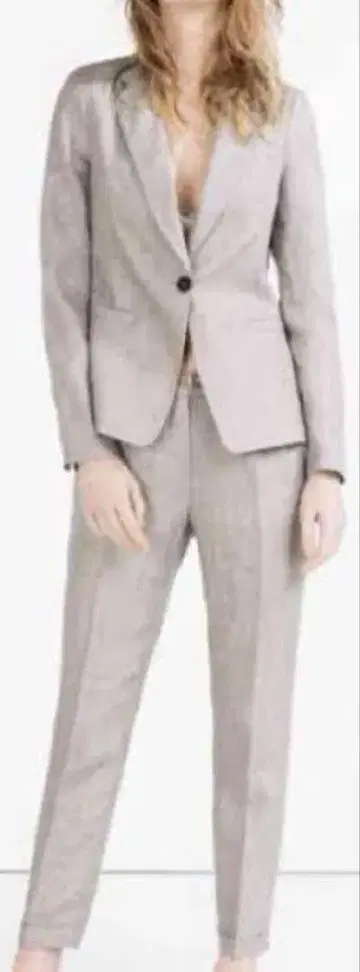 ZARA 수트 셋업 그레이지