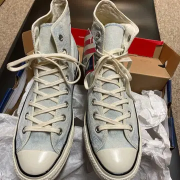 최종 가격 인하 컨버스 올스타 에이지드 데님 28.0cm