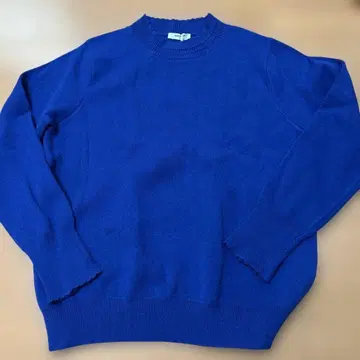 studio CLIP Bouquet Knit L 파란색 긴팔
