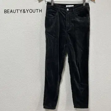 [새상품급] BEAUTY&YOUTH 코듀로이 팬츠 블랙 S 캐주얼