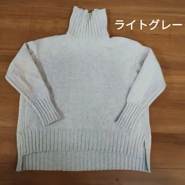 투모로우랜드 울 캐시미어 하이넥 풀오버
