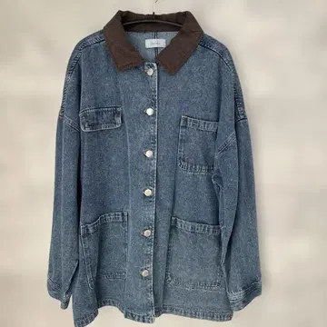 코듀로이 데님 아우터 오버 사이즈