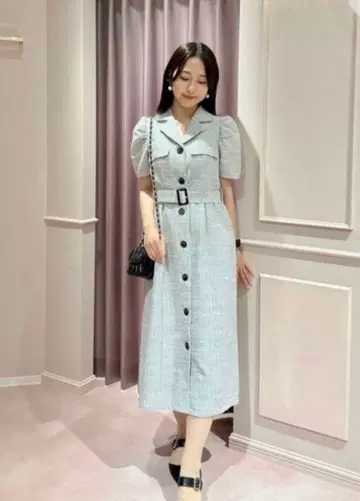 [ An MILLE ] 스트레이트 라인 원피스