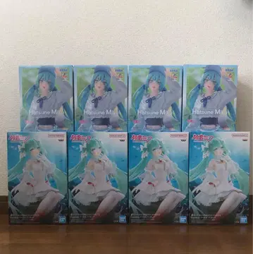 하츠네 미쿠 피규어 8개 묶음 판매