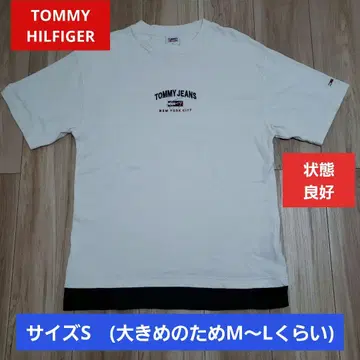 TOMMY JEANS 반팔 T셔츠 사이즈 S