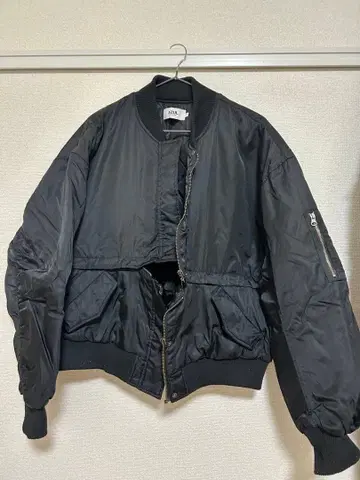 AZUL 블랙 MA-1 자켓