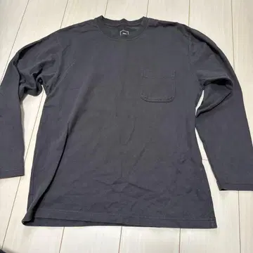 THE NORTH FACE 블랙 긴팔 셔츠 포켓 부착