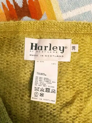 Harley 가디건 38 사이즈 스코틀랜드제