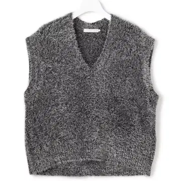 ICB 이번 시즌 렉스 퍼 베스트 니트 XS 사이즈 그레이 새상품급