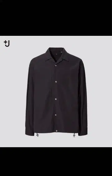 UNIQLO +J 수피마 코튼 오버 사이즈 셔츠 블루종