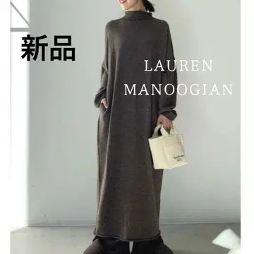 택 포함 LAUREN MANOOGIAN 원피스 알파카 라빠르망