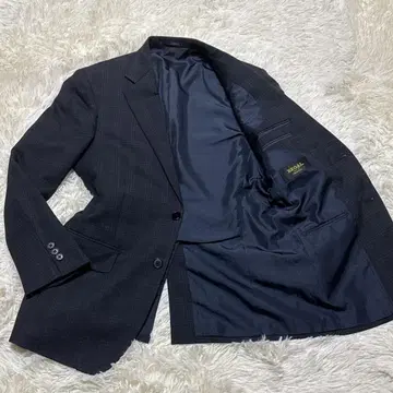 REGAL 테일러 자켓 캐시미어 혼방 네이비 M