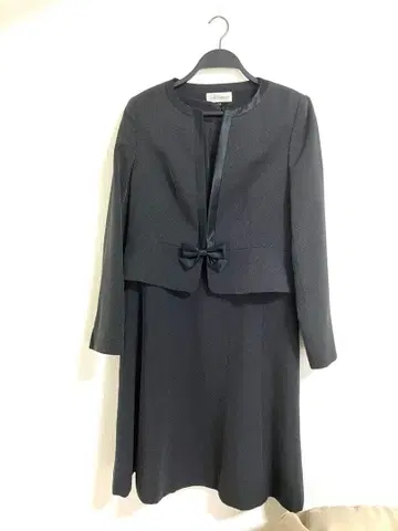 도쿄 이긴 노카라 자켓 포멀 원피스 리본 포함