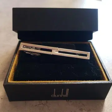dunhill 실버 넥타이핀