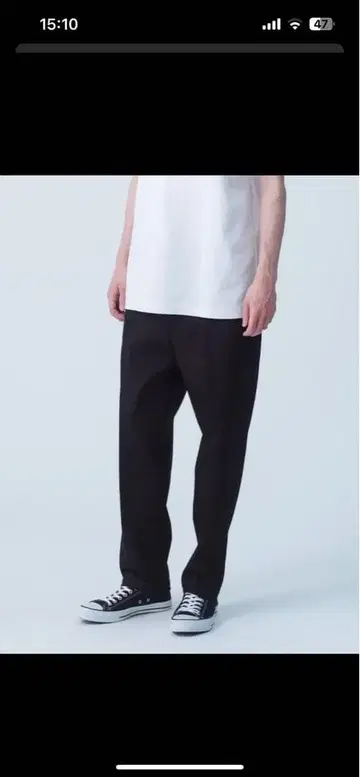 [미사용 새상품] 24ss RHC x Dickies 와이드 핏 팬츠