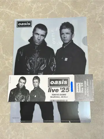 oasis 시리얼 넘버 메모리얼 티켓 앤드 클리어 파일