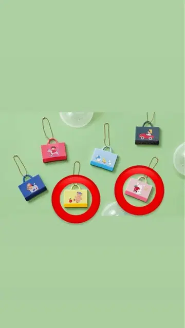 familiar 데님 백 키링