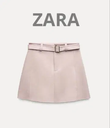 새상품 ZARA 스웨이드풍 미니 스커트
