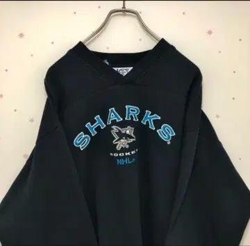 [ 초레어 ] 산호세 샤크스 맨투맨 트레이닝복 자수