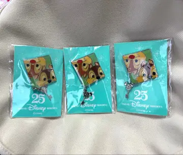 도쿄 디즈니 리조트 25주년 핀즈 3개 세트